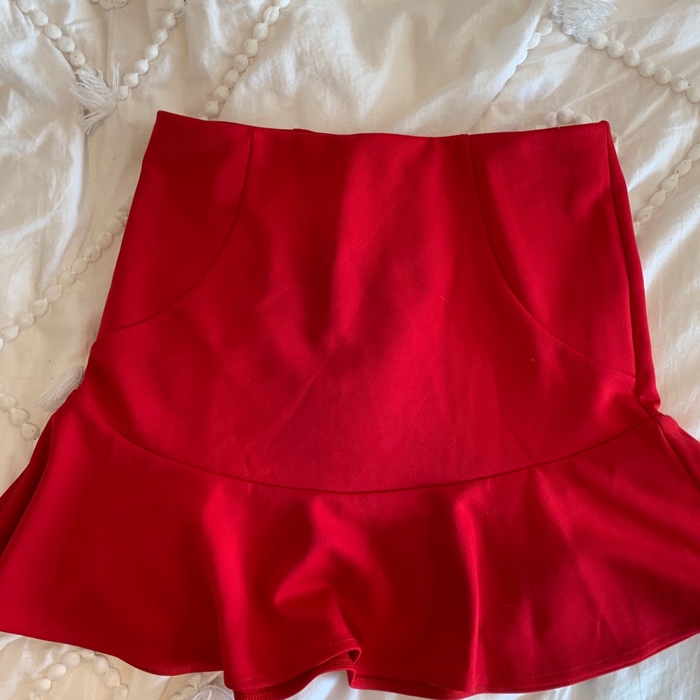 EXPRESS red skirt